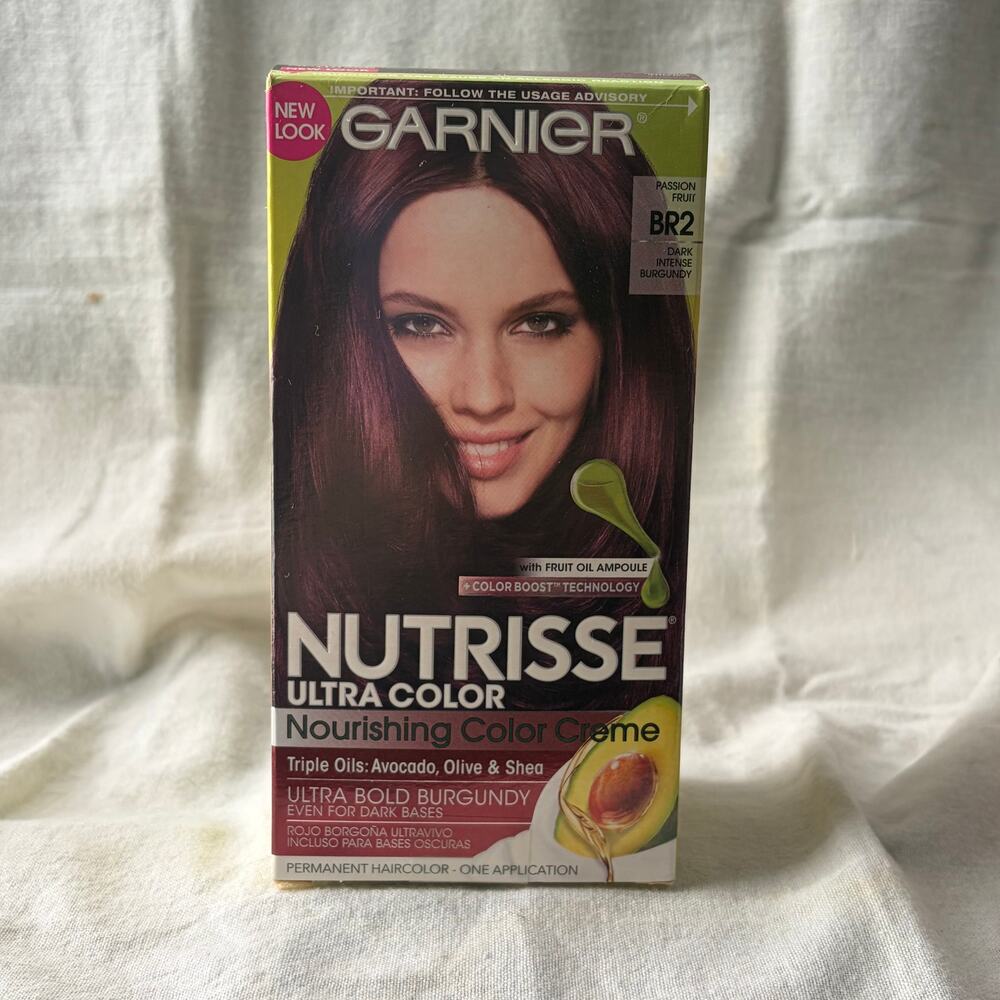 Garnier Nutrisse Ultra Color BR2 Passion Fruit Dark Intense Burgundy Hair Color